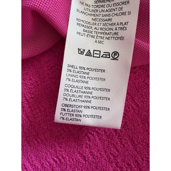 New Anthropologie Dress Ribbed Midi Pink Sleeveless V-Neck Size Medium $148 - Picture 8 of 10
